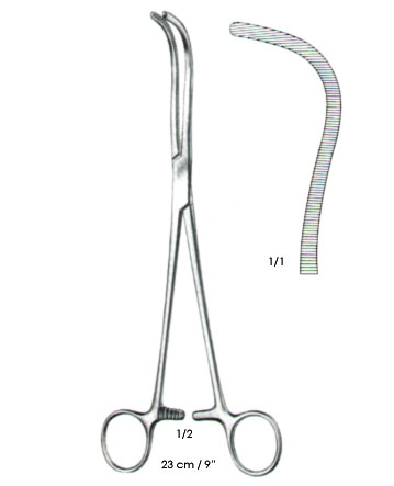 KINDNEY PEDICLE CLAMPS
