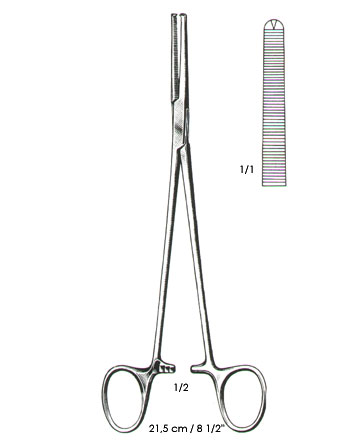 CLAMPS-FORCEPS, HYSTERECTOMY AND VAGINAL FORCEPS