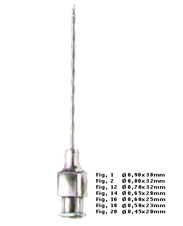 HYPODERMIC AND SPECIAL NEEDLES