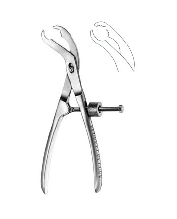 Self-centering forceps wi