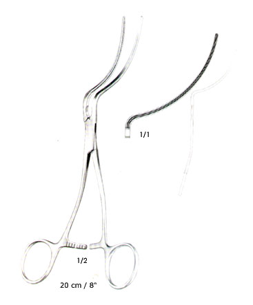 Peripheral vascular clamp