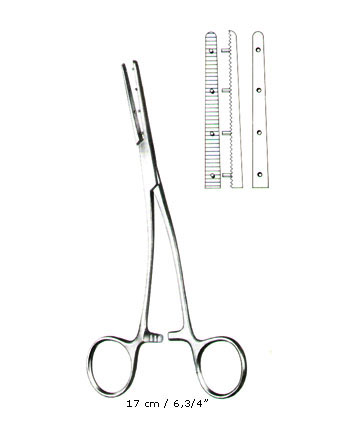 GOITRE SEIZING FORCEPS, MUSCULAR CLAMP