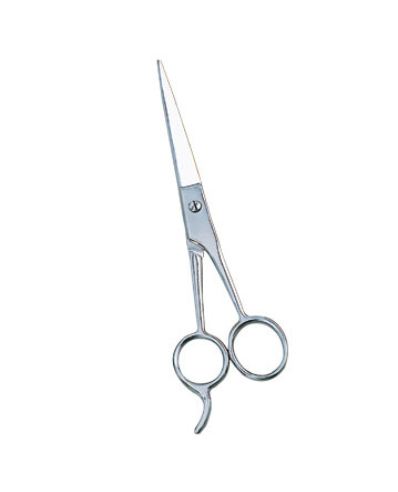 Barber scissor. Left hand
